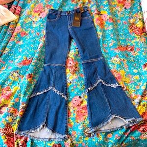 Lucky and Blessed girls jeans! Soooo cute! The bottoms are so awesome!